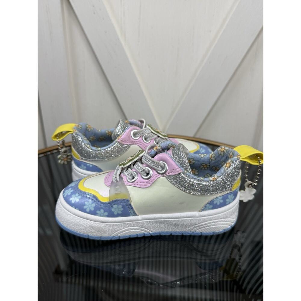 Ground Up Bluey Bingo Girls Size 6 Toddler Floral Low Top Slip On Sneakers Shoes - Picture 6 of 12